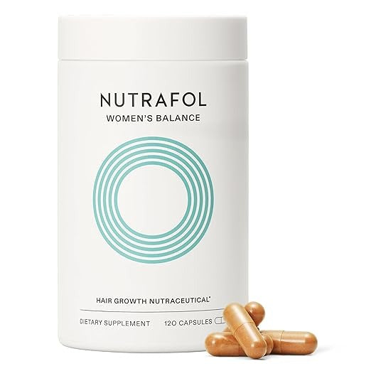 SuperMart Nutrafol Women's Balance Hair Growth Supplements, Clinically Proven for Visibly Thicker Hair and Scalp Coverage, Dermatologist Recommended