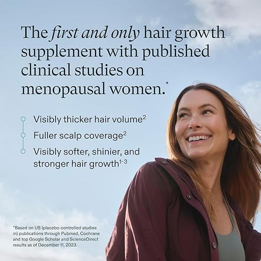 SuperMart Nutrafol Women's Balance Hair Growth Supplements, Clinically Proven for Visibly Thicker Hair and Scalp Coverage, Dermatologist Recommended