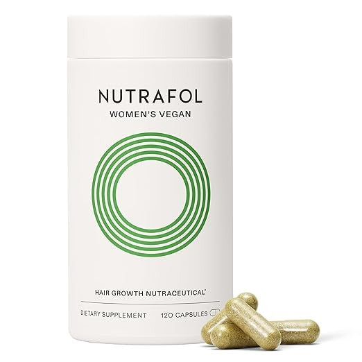 SuperMart Nutrafol Women's Vegan Hair Growth Supplements, Clinically Tested for Visibly Thicker, Stronger Hair, 100% Vegan Ingredients, Dermatologist Recommended