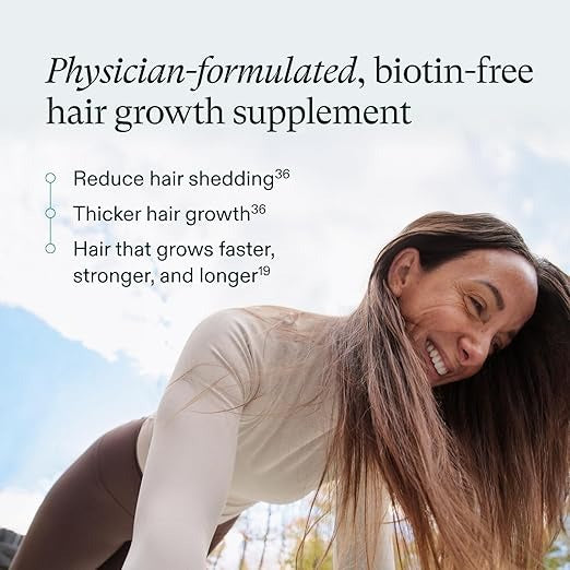 SuperMart Nutrafol Women's Vegan Hair Growth Supplements, Clinically Tested for Visibly Thicker, Stronger Hair, 100% Vegan Ingredients, Dermatologist Recommended