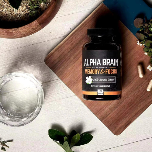 SuperMart Alpha Brain Memory & Focus Daily Cognitive Support 60 CAPSULES