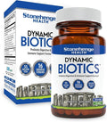 SuperMart Stonehenge Health Probiotics 55 Billion CFU - 16 Strains, Prebiotic, Synbiotics Dynamic Biotics - Lactobacillus Acidophilus, Delayed Release, Shelf Stable, Non-GMO Gluten Free Veggie Capsule