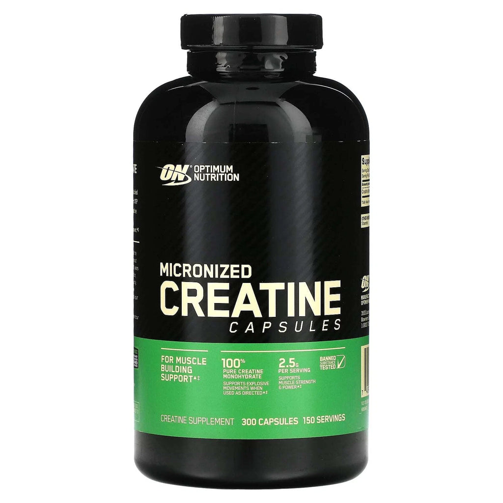 SuperMart Optimum Nutrition Micronized Creatine Monohydrate, 300 Capsules