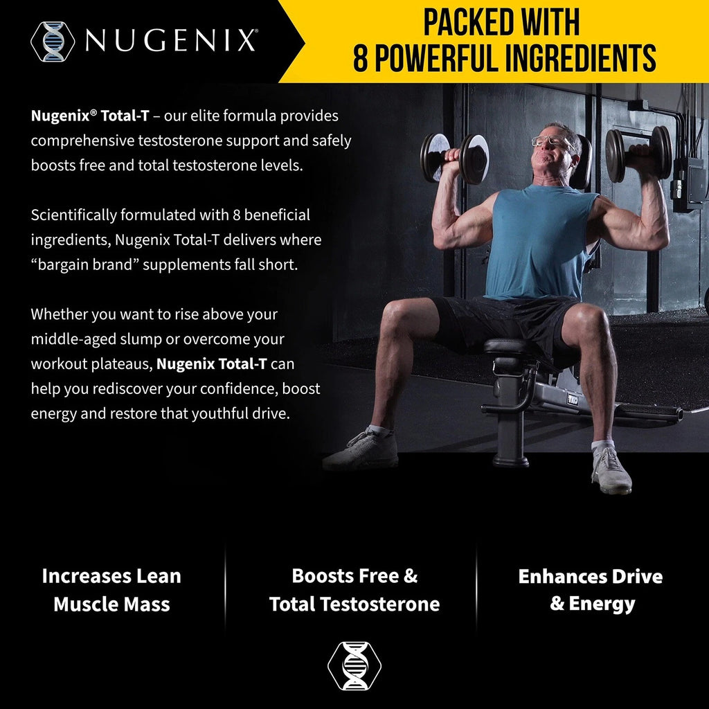 SuperMart Nugenix Total-T Free And Total Testosterone Booster Supplement 90 Capsules