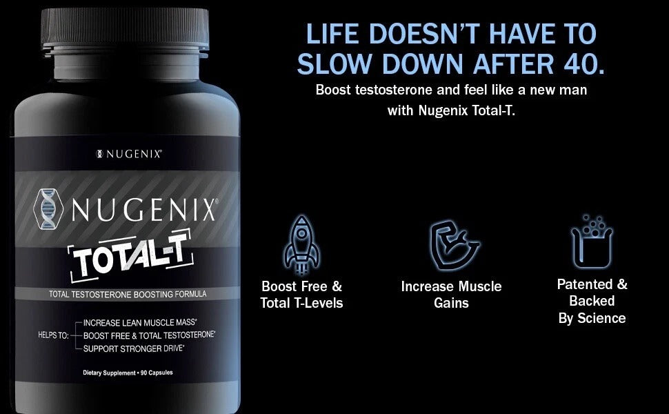 SuperMart Nugenix Total-T Free And Total Testosterone Booster Supplement 90 Capsules