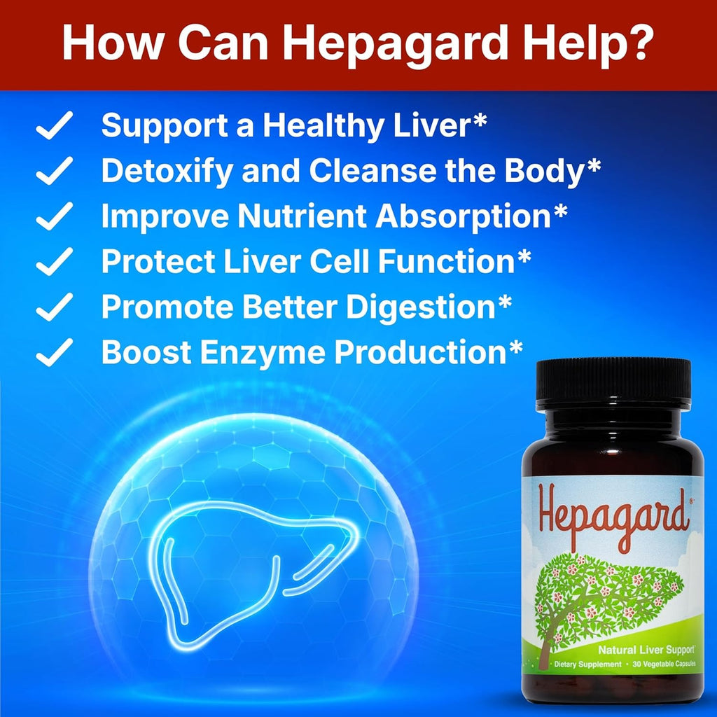 SuperMart Hepagard Natural Liver Support Supplement with N-Acetyl Cysteine (NAC) 30 Capsule