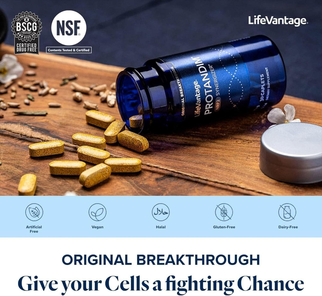 SuperMart Protandim Nrf2 Synergizer (30 Caps) Nrf2 Activator, Healthy Aging Supplement, Antioxidants Fight Oxidative Stress, 5 Herb Blend, Supports Cellular Health, Ashwagandha, Turmeric, Milk Thistle
