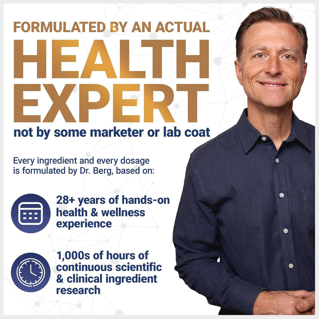 SuperMart Dr. Berg Maximum Strength 2-in-1 Vitamin D3 K2 10,000 IU | Naturally Derived D3 | 4X Lab-Tested & Verified | High Absorption Formula | K2 D3 Vitamin Supplement - 120 Capsules