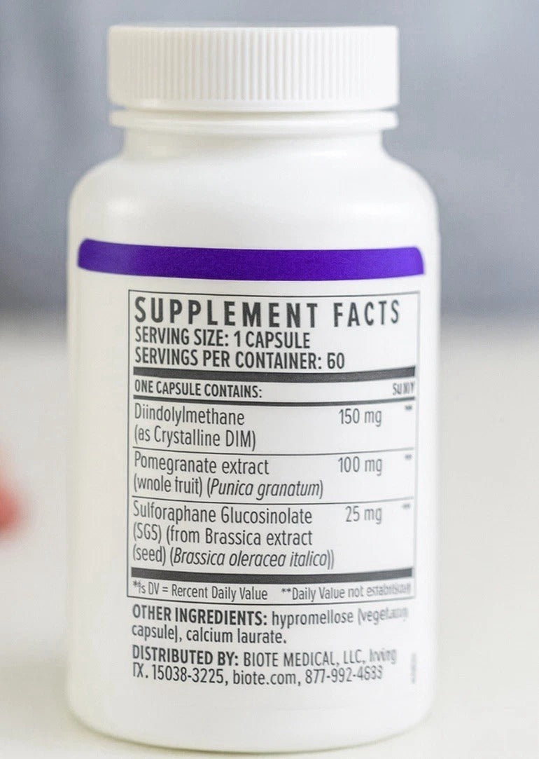 SuperMart bioTE Nutraceuticals - DIM SGS + - Hormone + Detox (60 Capsules)