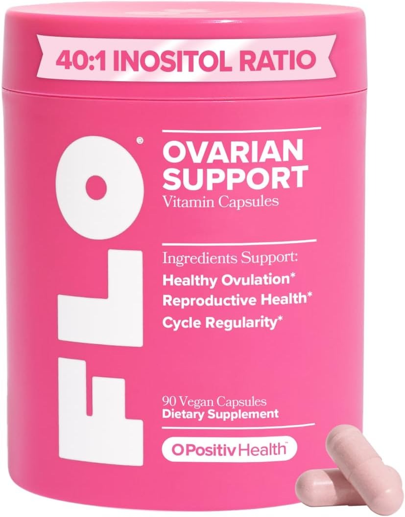 SuperMart FLO Ovarian Support Vitamin 90 Vegan Capsules Dietary Supplement Hormone Balance