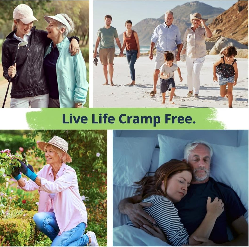 SuperMart Cramp Defense Leg Cramps Pills. Relief for All Muscle Cramps, Day & Night. Magnesium Supplement, 3-6 Month Supply per Bottle. Organic & Food-Based for Max Absorption. 1+ Million Sold, Made in USA.