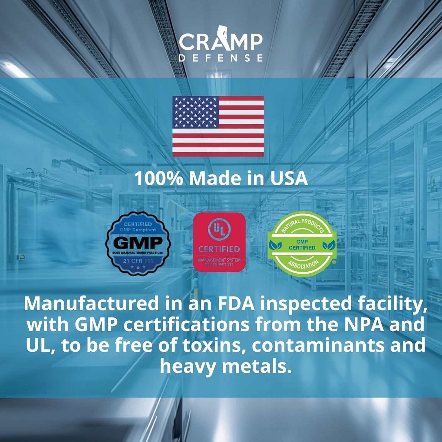 SuperMart Cramp Defense Leg Cramps Pills. Relief for All Muscle Cramps, Day & Night. Magnesium Supplement, 3-6 Month Supply per Bottle. Organic & Food-Based for Max Absorption. 1+ Million Sold, Made in USA.