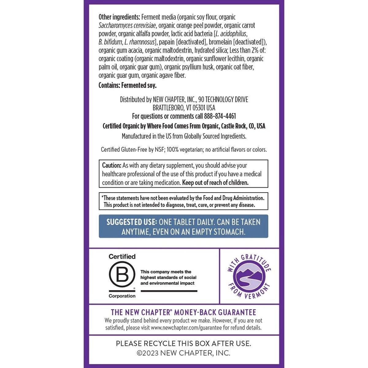 SuperMart New Chapter Every Man's One Daily 55+ Multivitamin Tablets - 48 Count