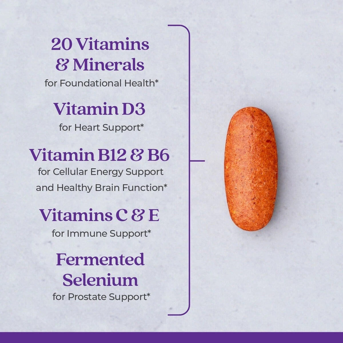 SuperMart New Chapter Every Man's One Daily 55+ Multivitamin Tablets - 48 Count