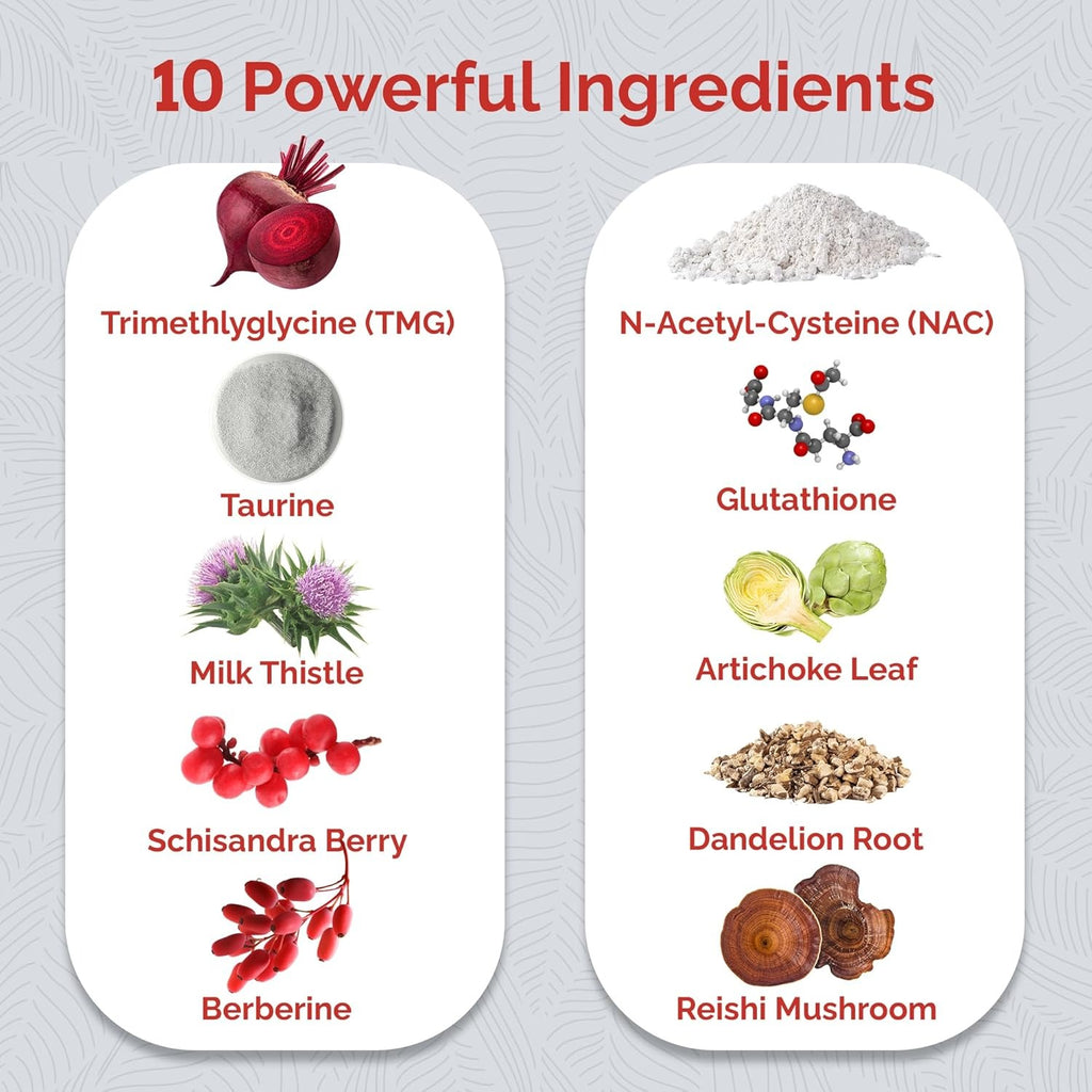 SuperMart UpWellness Ultra Liver Supplement for Liver Support and Gallbladder Support - Powered by TMG, NAC Milk Thistle, and More - Liver Cleanse Detox & Repair - 60 Capsules