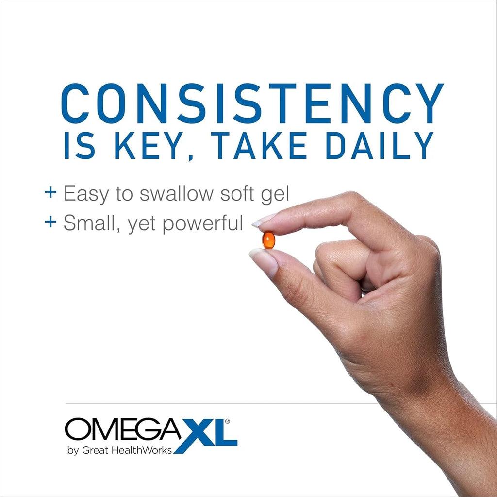 SuperMart OmegaXL Joint Support Supplement - Natural Muscle Support, Green Lipped Mussel Oil, Soft Gel Pills, Drug-Free, 120 Count