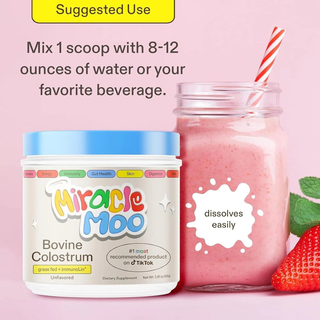 SuperMart Colostrum Supplement for Gut Health Hair Growth Beauty and Immune Support