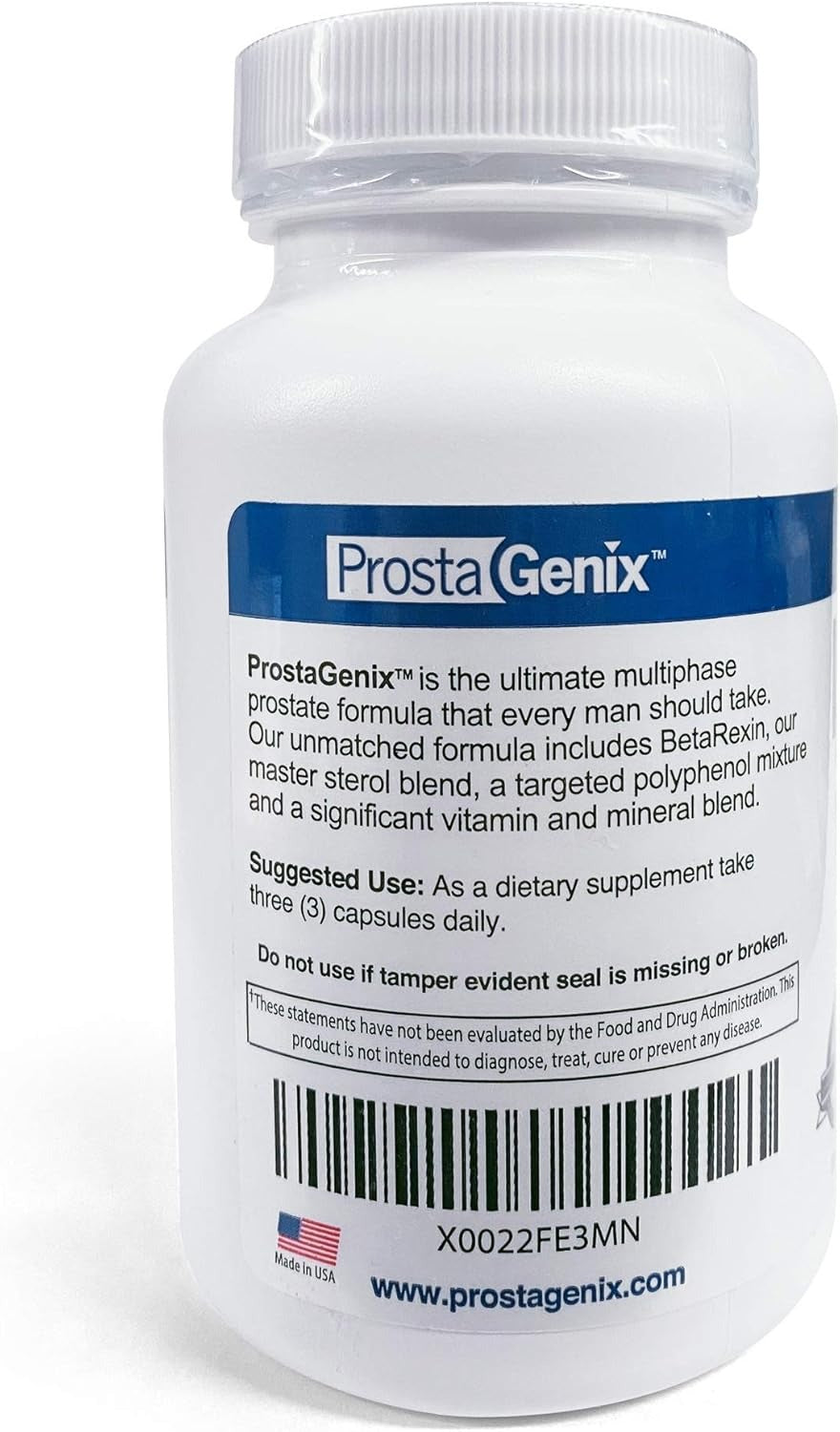 SuperMart ProstaGenix Multiphase Prostate Supplement-Featured on Larry King Investigative TV Show - Over 1 Million Sold -End Nighttime Bathroom Trips, Urgency, & More. 90 Capsules