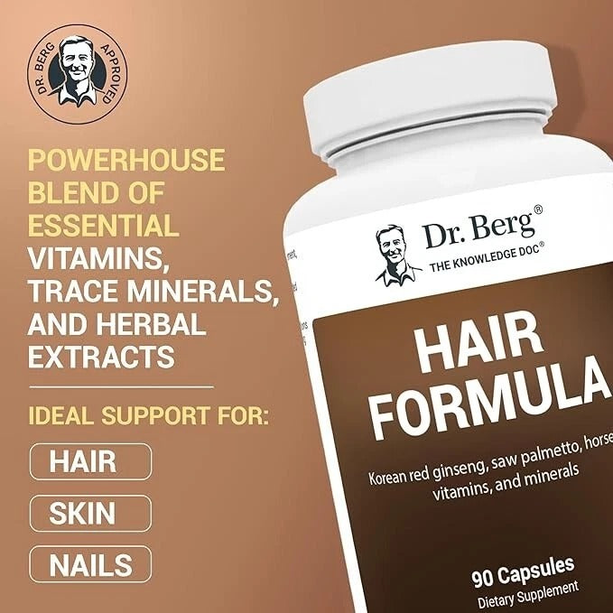 SuperMart Share Dr. Berg All-In-One Vitamins for Hair, Skin, & Nails - Advanced Formula