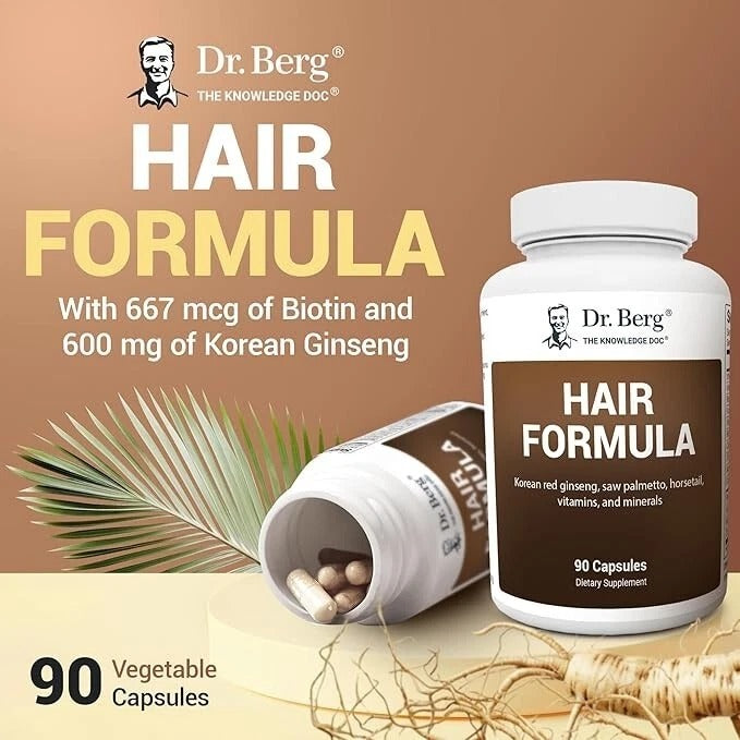 SuperMart Share Dr. Berg All-In-One Vitamins for Hair, Skin, & Nails - Advanced Formula