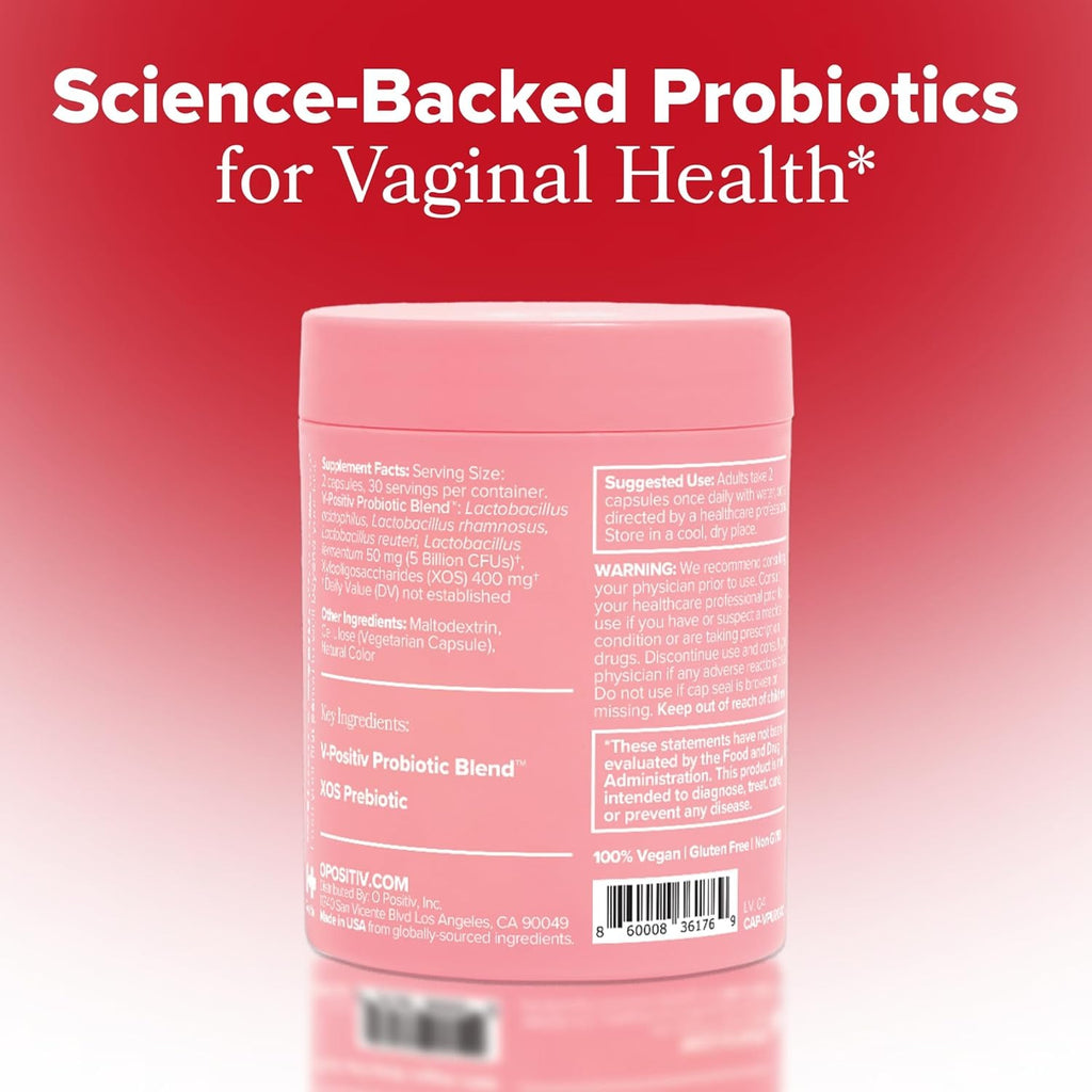 SuperMart URO Vaginal Probiotics for Women pH Balance with Prebiotics & Lactobacillus – Vaginal Health Supplement – Promote Healthy Vaginal Odor & Flora, 60 Count (Pack of 1)