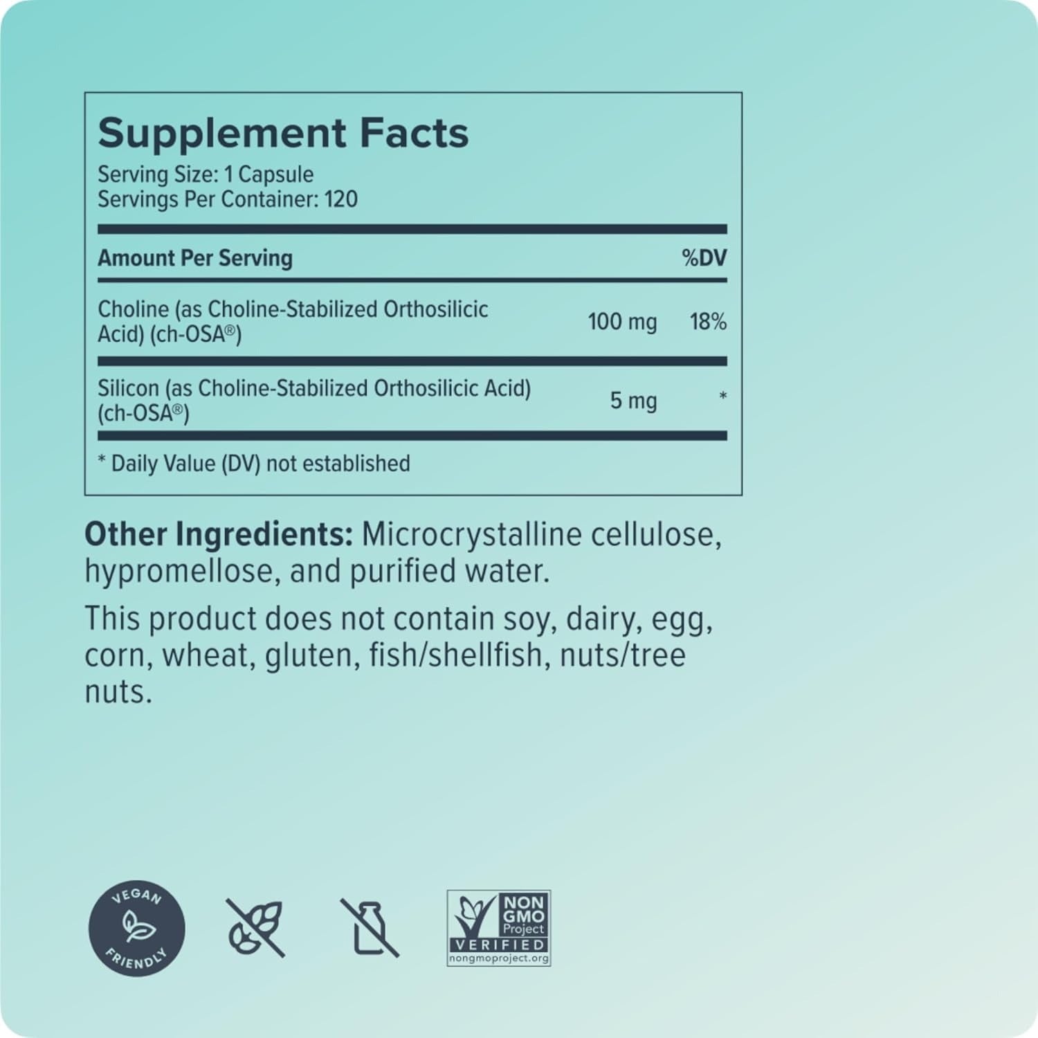 SuperMart Biosil Collagen Booster Supplement - 120 Original Capsules - Patented ch-OSA Activator for Skin, Hair, Nails & Joints - Supports Natural Production