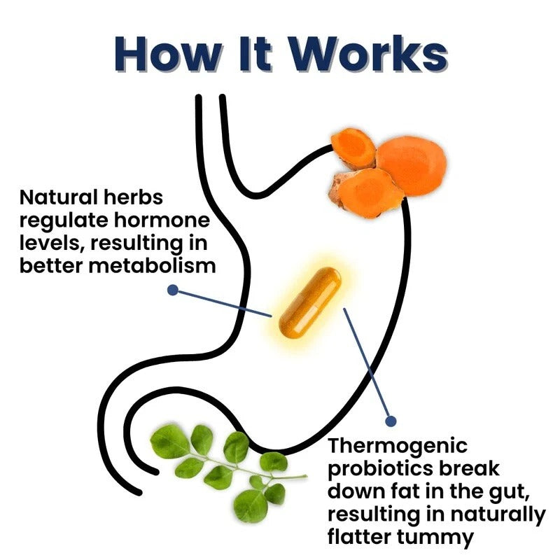 SuperMart Better Body Co. Provitalize Best Natural Weight Management Probiotic - 60 Capsules