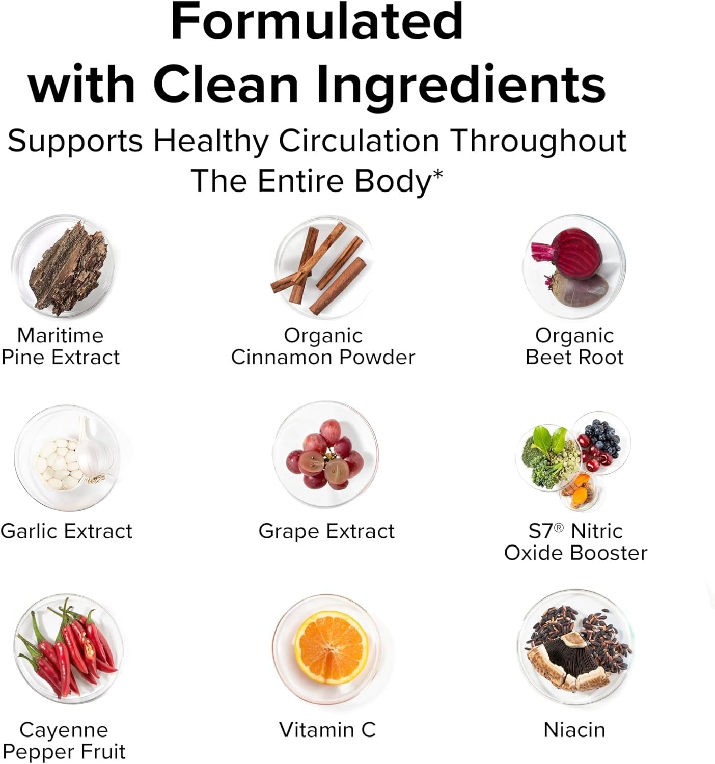 SuperMart InnoSupps Nitro Wood - Supports Healthy Blood Flow | Nitric Oxide Supplement | Natural Immune Support | (60 Vegetarian Capsules)