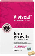 SuperMart Viviscal Hair Growth Supplements for Women, Thicker Fuller Hair Support for Thinning Hair and Hair Loss, with Biotin and Marine Collagen, Drug-Free, 180 Tablets, 90-Day Supply