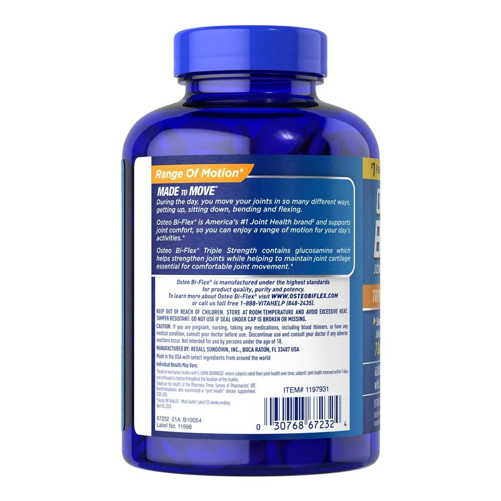 SuperMart Osteo Bi-Flex Triple Strength / 200 Tablets