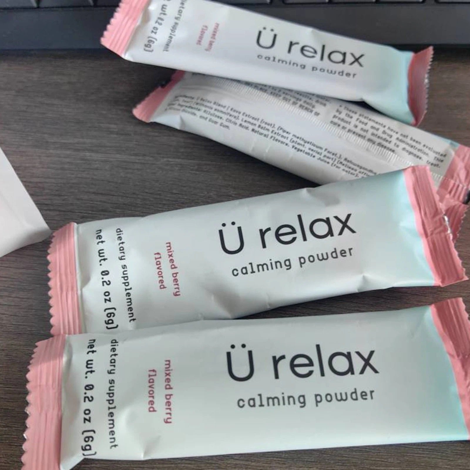 SuperMart U Relax Calming Tonic- 15 Packets MIXED BERRY Flavor Relax Calming Drink